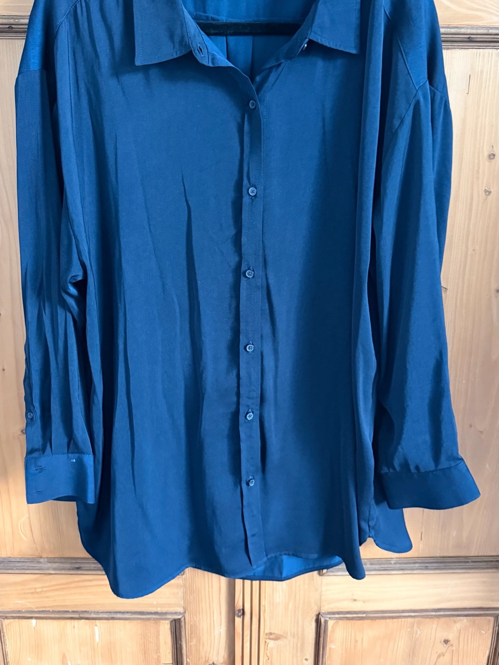Banana Republic Factory Teal Button-Front Women's Shirt